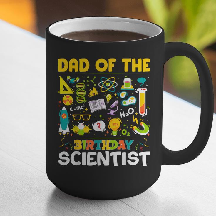 Dad Of The Birthday Scientist Matching Science Birthday Graphic Print Coffee Mug