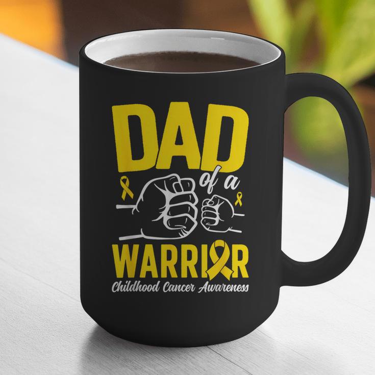 Dad Of A Childhood Cancer Warrior Childhood Cancer Awareness Graphic Print Coffee Mug