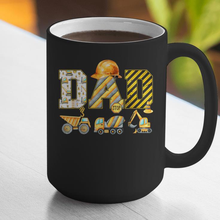 Dad Construction Excavator Kids Matching Family Party Graphic Print Coffee Mug Dad Construction Excavator Kids Matching Family Party Graphic Print Coffee Mug