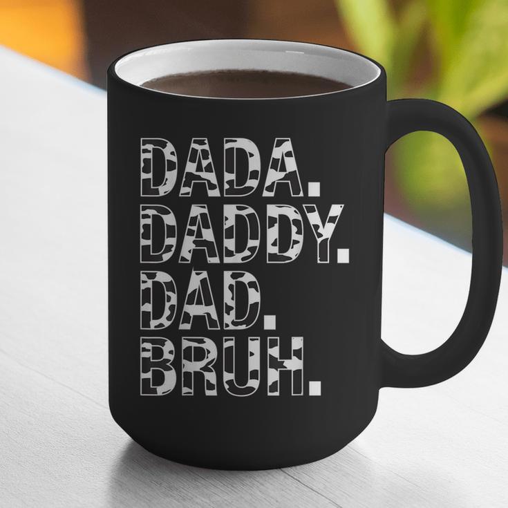 Dad Dada Daddy Bruh Papa Cow Daddy Love Cows Dad Cow Print Graphic Print Coffee Mug