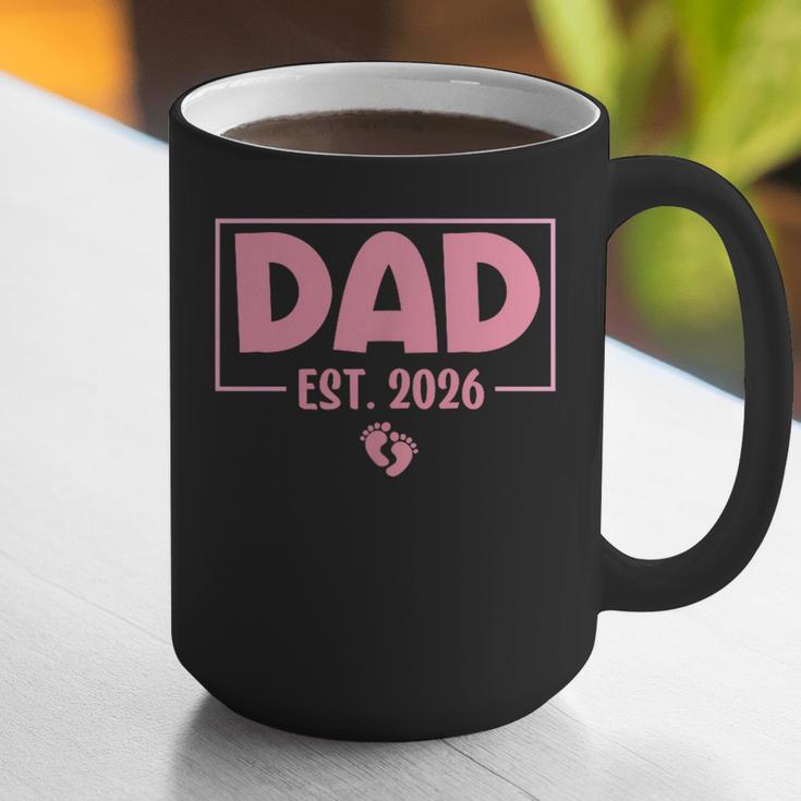 Dad Est 2026 Logo Daddy 2026 Soon To Be New Father 2026 Graphic Print Coffee Mug Dad Est 2026 Logo Daddy 2026 Soon To Be New Father 2026 Graphic Print Coffee Mug