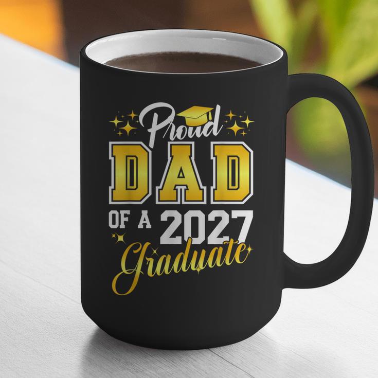 Dad Graduation Senior 2027 Proud Dad Of a 2027 Graduate Graphic Print Coffee Mug
