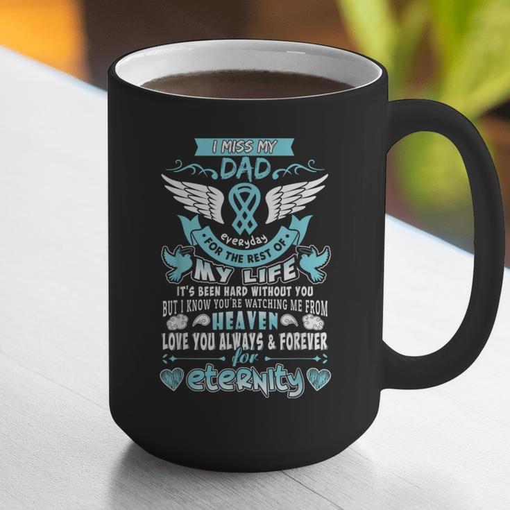 Dad Is My Guardian Angel Missing Memorial Day For Men Women Graphic Print Coffee Mug