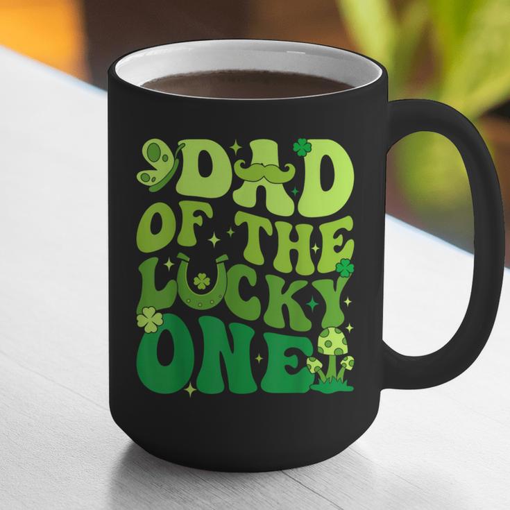 Dad Of The Lucky One Saint Patrick's Day Children Birthday Graphic Print Coffee Mug