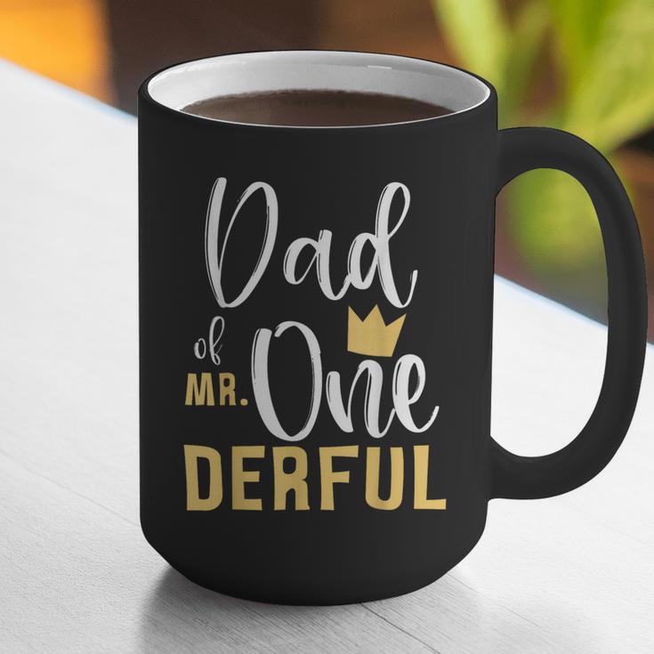 Dad Of Mr Onederful 1st Birthday First One-Derful Matching Graphic Print Coffee Mug