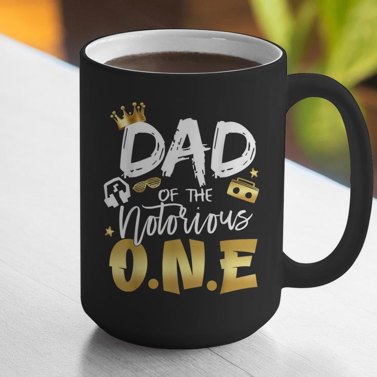 Dad Of The Notorious One Old School 1st Hip Hop Birthday Graphic Print Coffee Mug