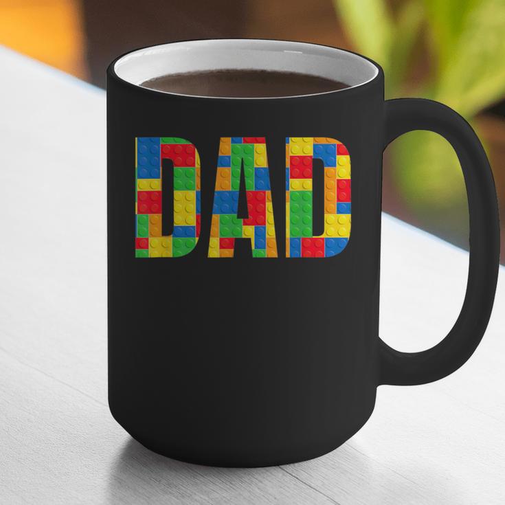 Dad Parent Brick Master Builder Building Blocks Set FamilyGraphic Print Coffee Mug
