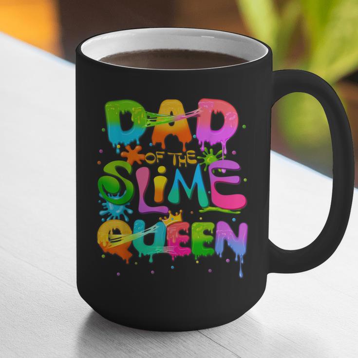 Dad Of The Slime Queen Birthday Family Matching Party Graphic Print Coffee Mug