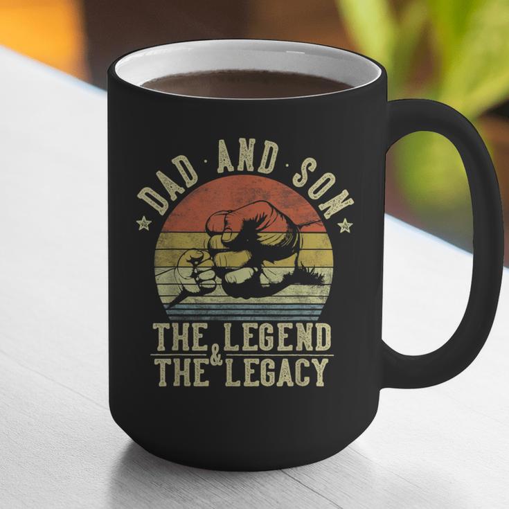 Dad And Son The Legend And The Legacy Dad Graphic Print Coffee Mug Dad And Son The Legend And The Legacy Dad Graphic Print Coffee Mug