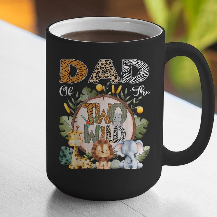 Dad Of The Two Wild Animal Safari 2Nd Birthday Party Graphic Print Coffee Mug