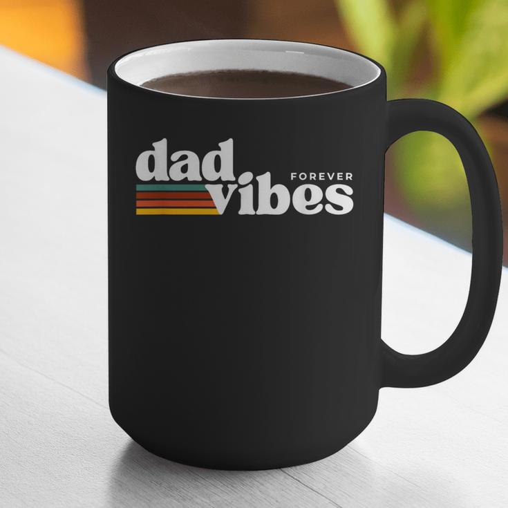 Dad-Vibes Forever Father Retro Vintage Graphic Print Coffee Mug