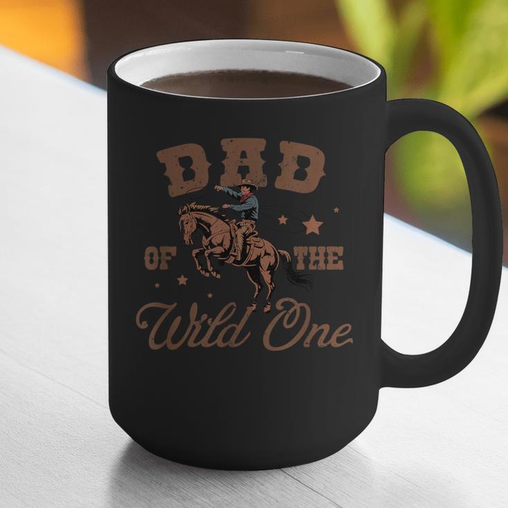 Dad Of The Wild One Cowboy Western Rodeo Party Matching Graphic Print Coffee Mug