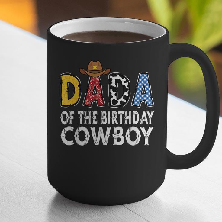 Dada 1st Birthday Cowboy Western Dada Birthday Boy Graphic Print Coffee Mug