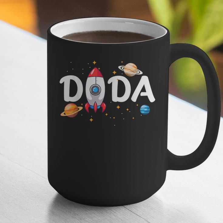 Dada Of The Birthday Boy Space Astronaut 1st Birthday Family Graphic Print Coffee Mug