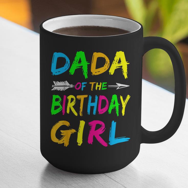 Dada Of The Birthday Girl Retro 80's Party Shirt Graphic Print Coffee Mug