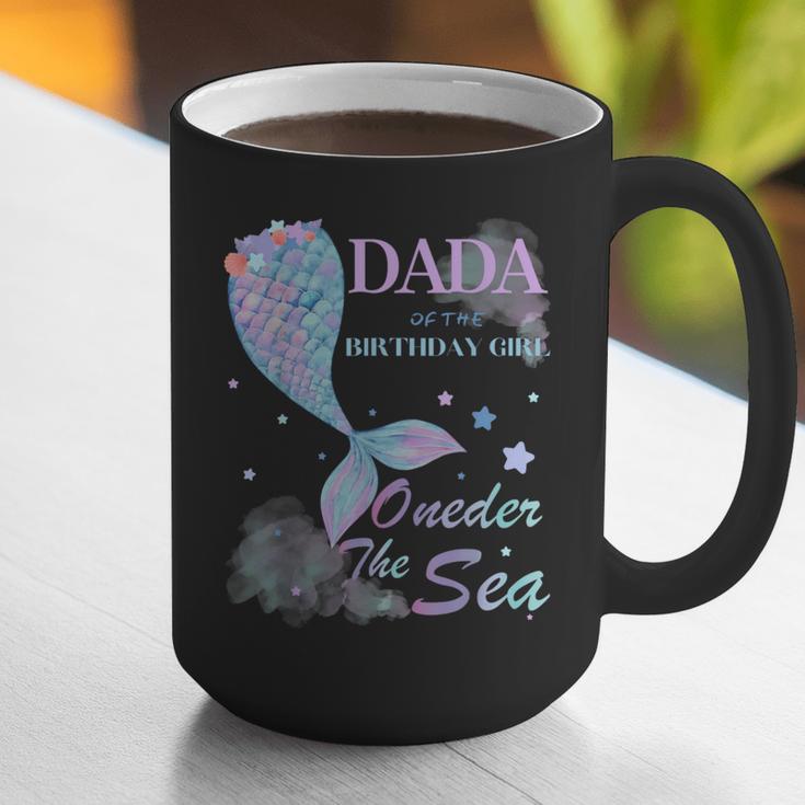 Dada Dad 1st Birthday Mermaid Oneder The Sea Family Matching Graphic Print Coffee Mug