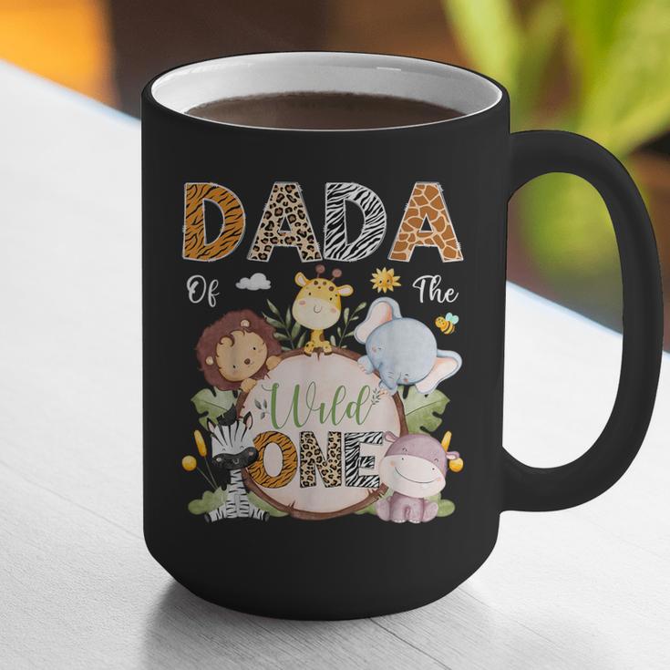 Dada Of The Wild One 1St Birthday Safari Jungle Animals Graphic Print Coffee Mug Dada Of The Wild One 1St Birthday Safari Jungle Animals Graphic Print Coffee Mug