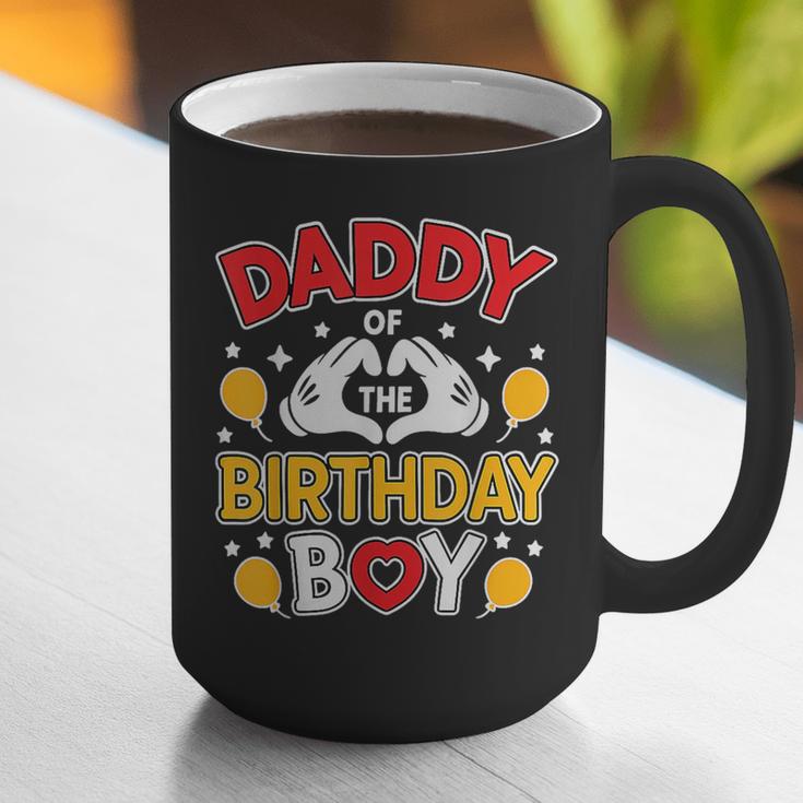 Daddy Of The Birthday Boy Shirt Matching Dad Son Family Bday Graphic Print Coffee Mug