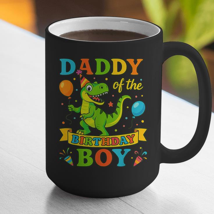Daddy Of The Birthday Boy T-Rex Dinosaur Birthday Party Graphic Print Coffee Mug