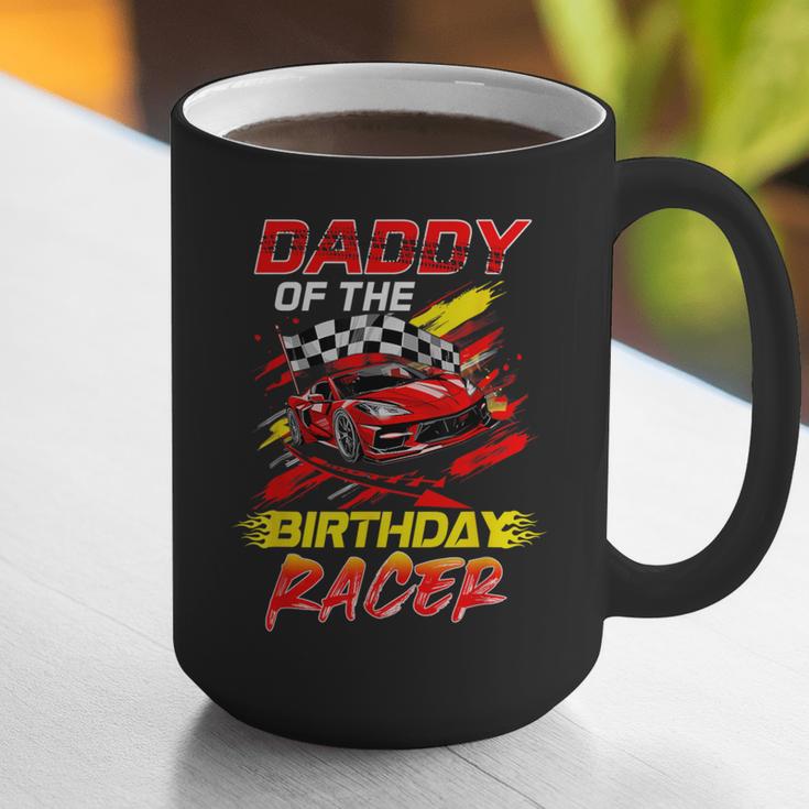 Daddy Of The Birthday Racer Race Car Party Family Matching Graphic Print Coffee Mug Daddy Of The Birthday Racer Race Car Party Family Matching Graphic Print Coffee Mug