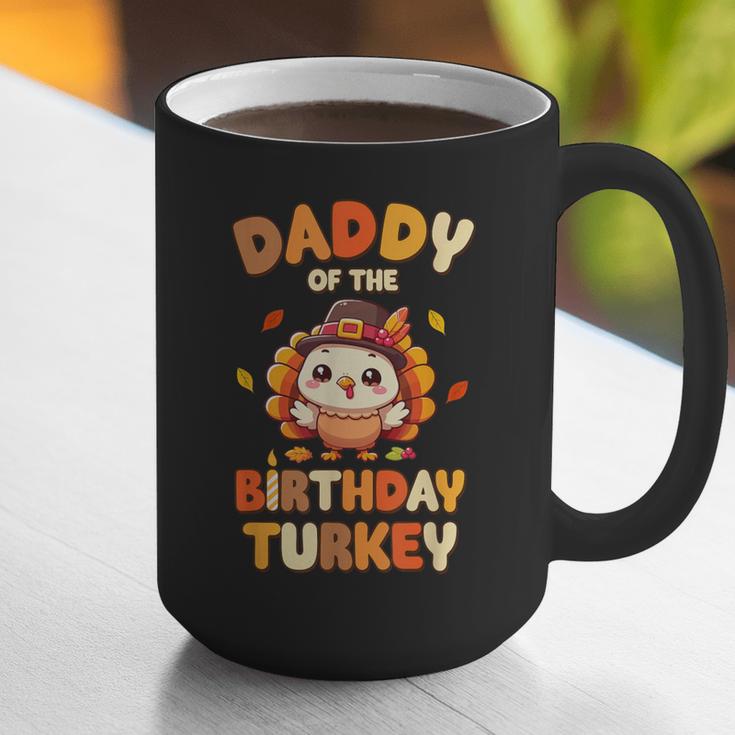 Daddy Of The Birthday Turkey Family 1st Birthday Boy Graphic Print Coffee Mug