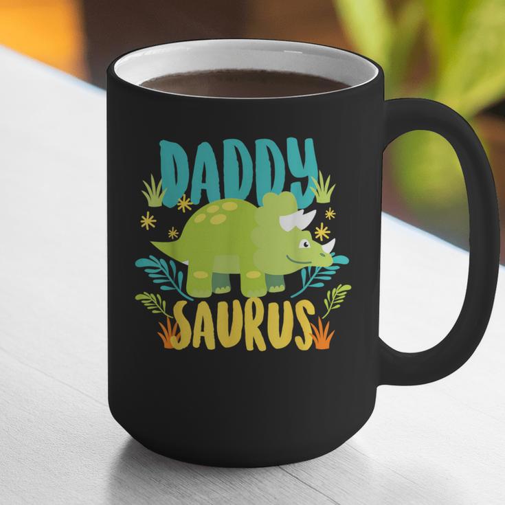Daddy Dad Saurus Rex Dinosaur Dino For Father Graphic Print Coffee Mug