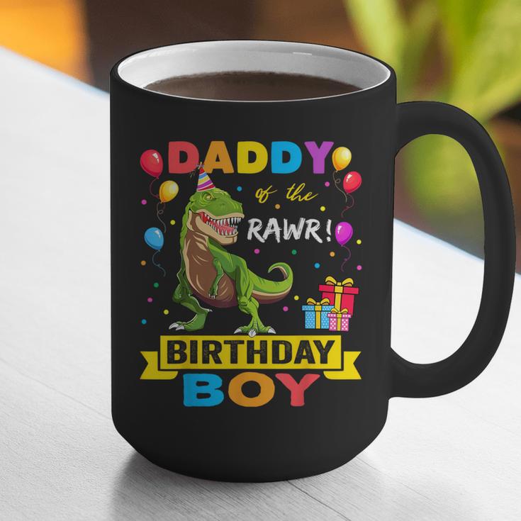 Daddy Dinosaur Shirt Cute Birthday Boy Family Apparel Graphic Print Coffee Mug