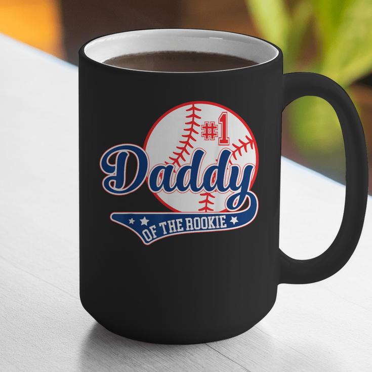 Daddy Of Rookie 1st Birthday Baseball Theme Matching Party Graphic Print Coffee Mug