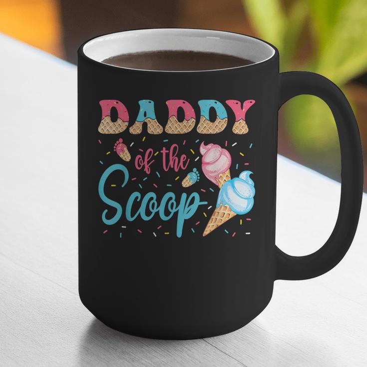 Daddy Of The Scoop Ice Cream Gender Reveal Baby Shower Graphic Print Coffee Mug