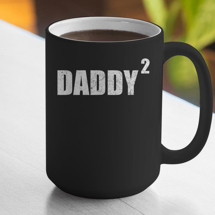 Daddy Squared Shirt 2 Second Pregnancy Announcement Shirt Graphic Print Coffee Mug