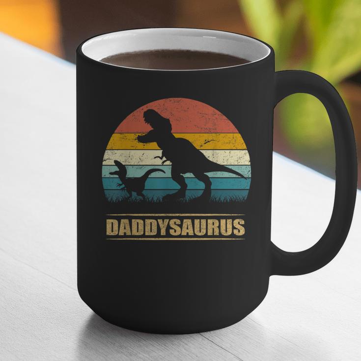 Daddysaurus DadRex Dinosaur Men Graphic Print Coffee Mug