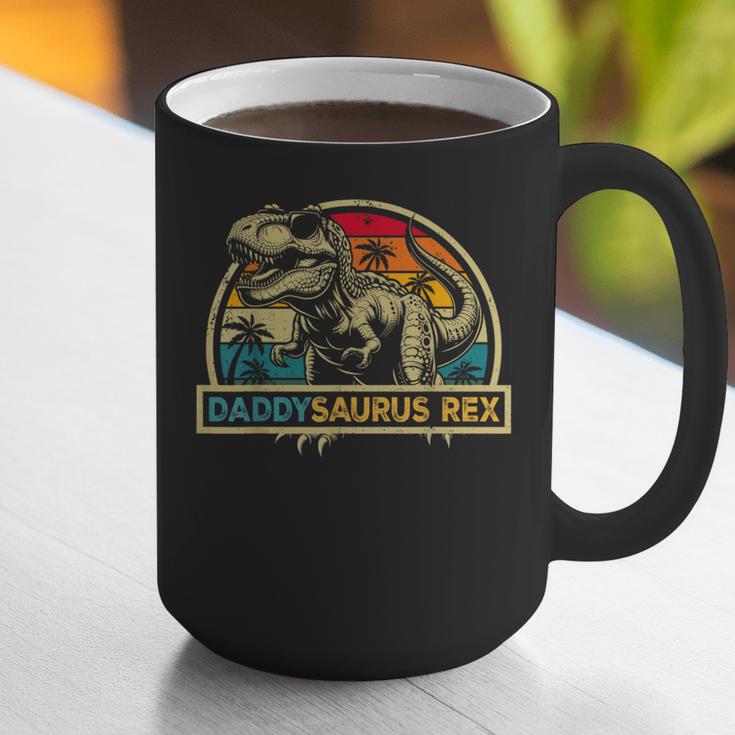 Daddysaurus Rex Dinosaur Daddy Saurus Rex Family Matching Graphic Print Coffee Mug