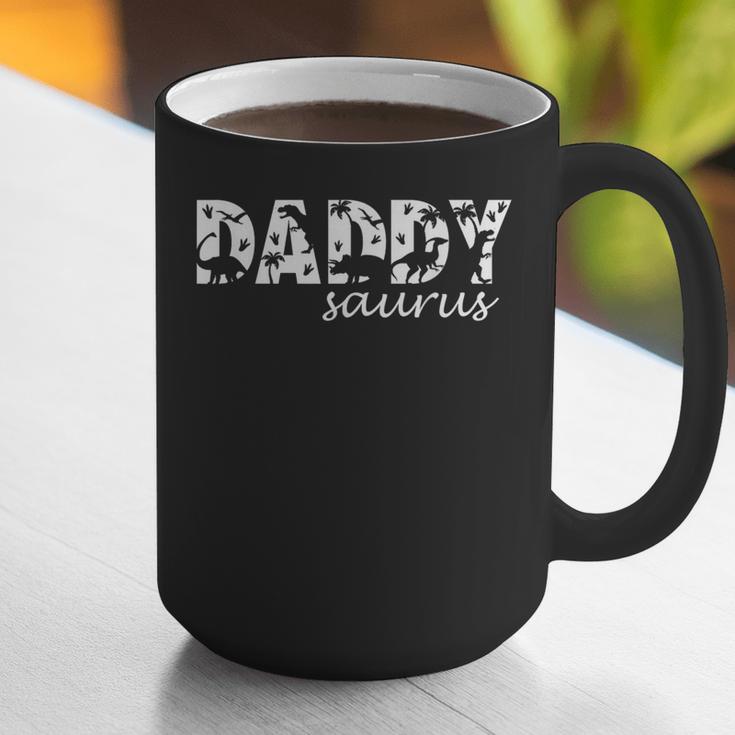 DaddysaurusRex Dinosaur Daddy Saurus Dad Family Matching Graphic Print Coffee Mug
