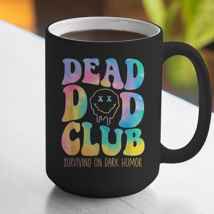 Dead Dad Club Surviving On Dark Humor Hippie Graphic Print Coffee Mug