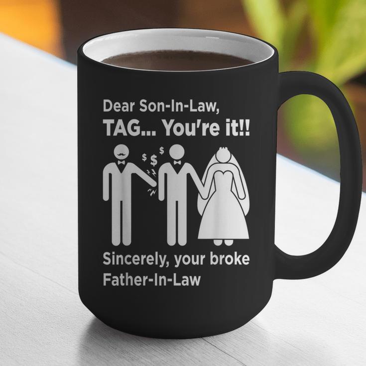 Dear Son-In-Law Father Of The Bride Dad Wedding Marriage Graphic Print Coffee Mug