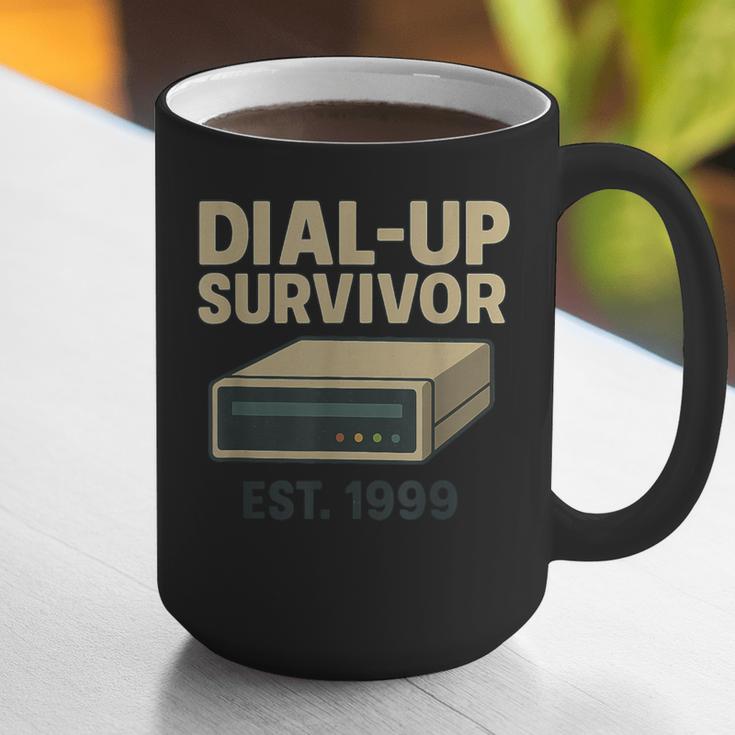 Dial Up Survivor Retro 90s Internet Nostalgia Graphic Print Coffee Mug Dial Up Survivor Retro 90s Internet Nostalgia Graphic Print Coffee Mug