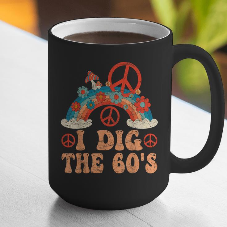 I Dig The 60s Aesthetic Nostalgia 1960's Retro 60s Party Graphic Print Coffee Mug