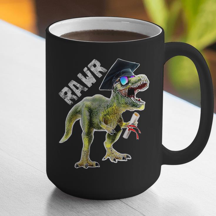 DinosaurRex Rawr Last Day Of School Graduation Shirt Graphic Print Coffee Mug