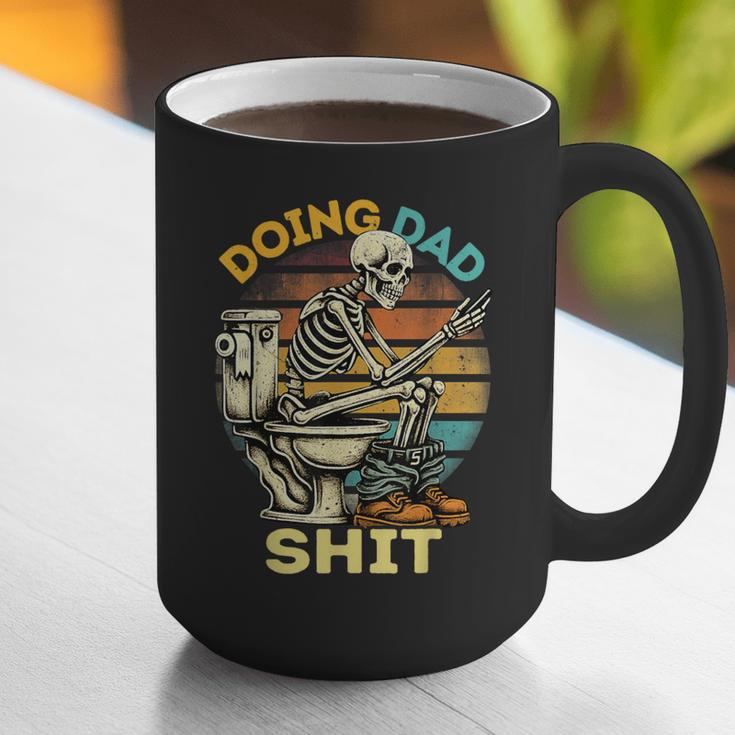 Doing Dad Shit Dad Joke Skeleton Dad Dad Father's Day Graphic Print Coffee Mug