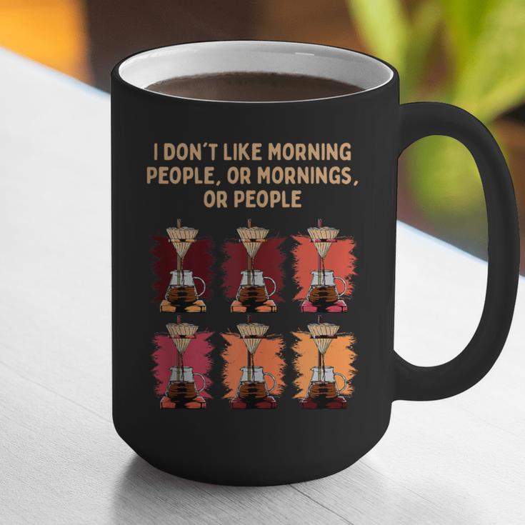 I Dont Like Morning People Introvert Coffee Lover Antisocial Graphic Print Coffee Mug