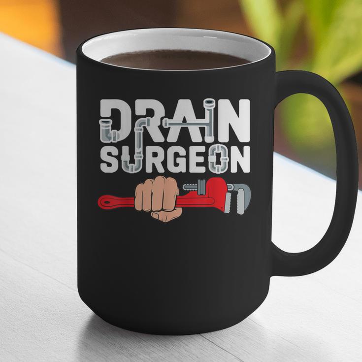 Drain Surgeon Plumber Job Professional Dad Men Graphic Print Coffee Mug