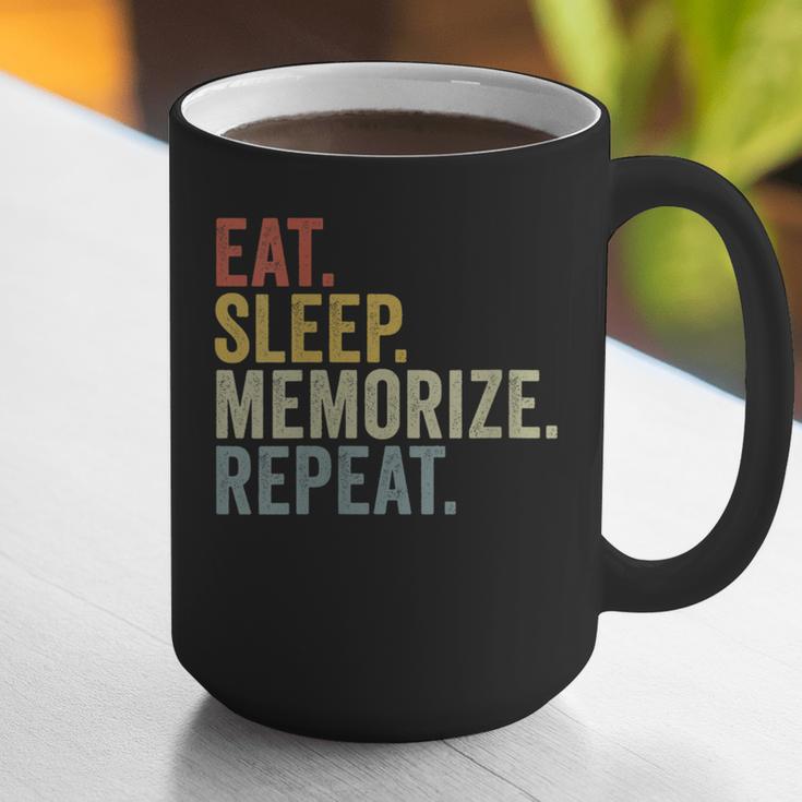 Eat Sleep Memorize Repeat Memory Graphic Print Coffee Mug Eat Sleep Memorize Repeat Memory Graphic Print Coffee Mug