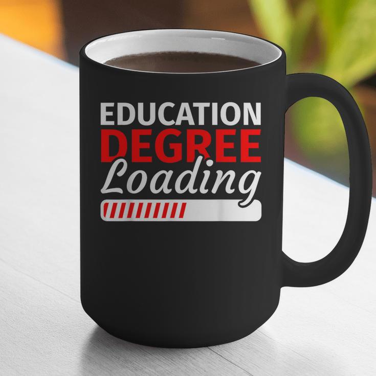 Education Major Shirts Teaching Degree Loading Graduation Graphic Print Coffee Mug