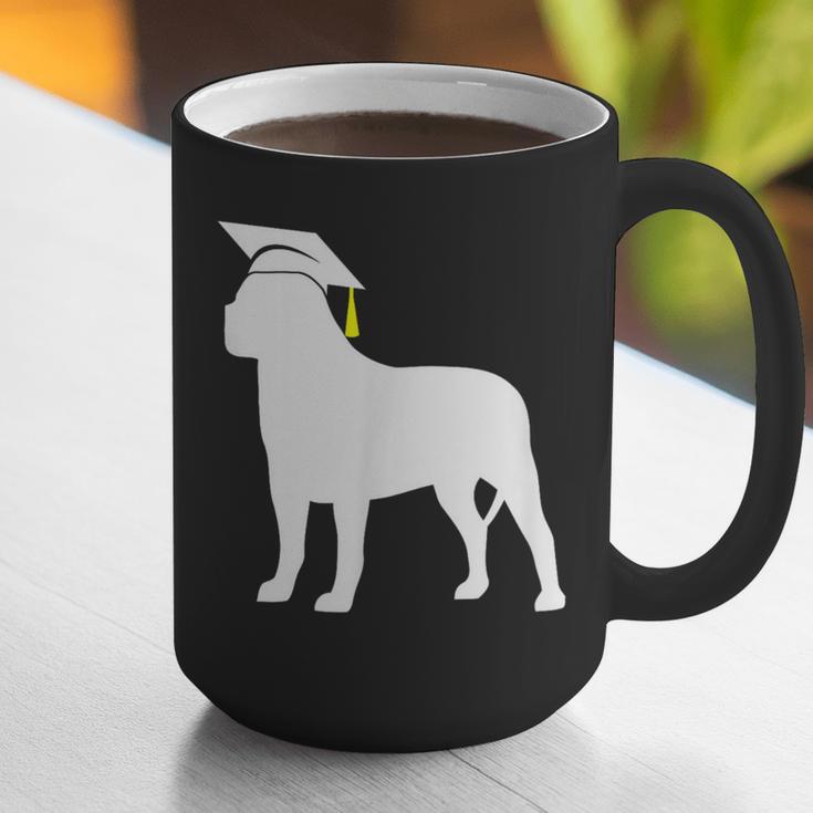 English Mastiff Graduation Dog Graduate Graphic Print Coffee Mug