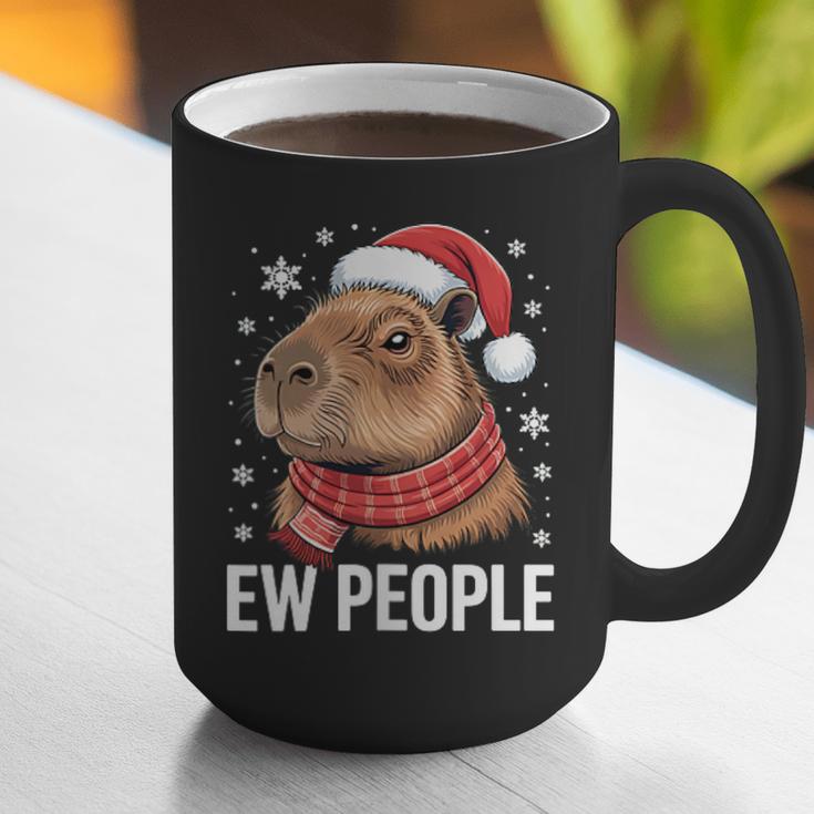 Ew People Capybara Christmas Introvert Holiday Humor Graphic Print Coffee Mug Ew People Capybara Christmas Introvert Holiday Humor Graphic Print Coffee Mug