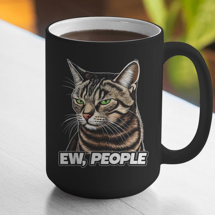 Ew People Cat Tabby Cat Antisocial Grumpy Introvert Graphic Print Coffee Mug Ew People Cat Tabby Cat Antisocial Grumpy Introvert Graphic Print Coffee Mug