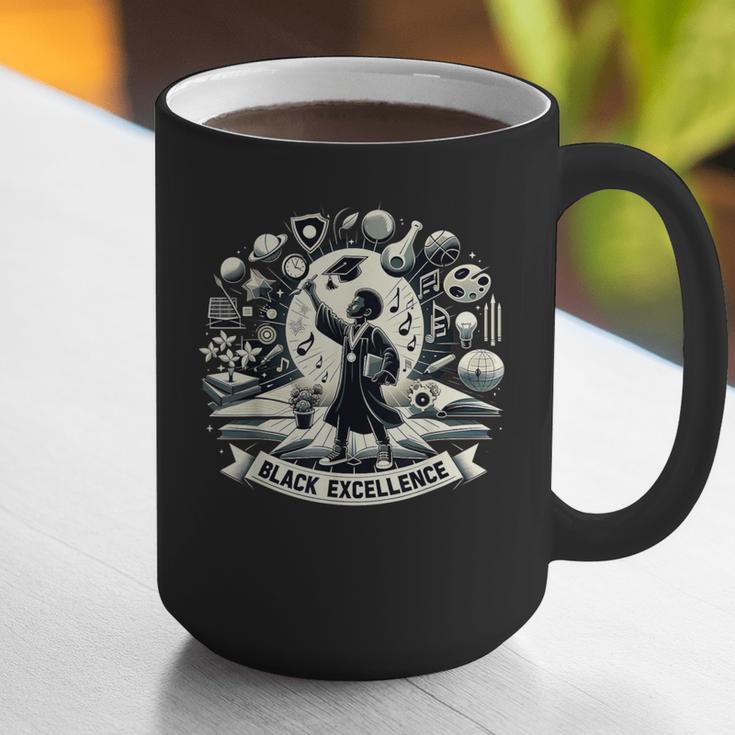 Excellence Graduation Black History Month Inspiring Graphic Print Coffee Mug