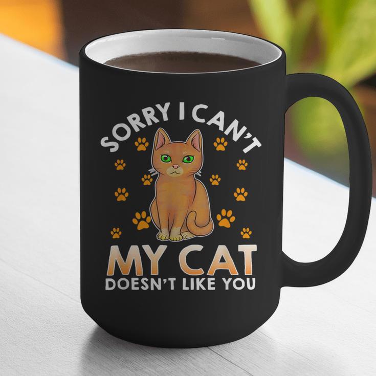 Excuse For Introverts My Cat Doesnt Like You Cat Graphic Print Coffee Mug