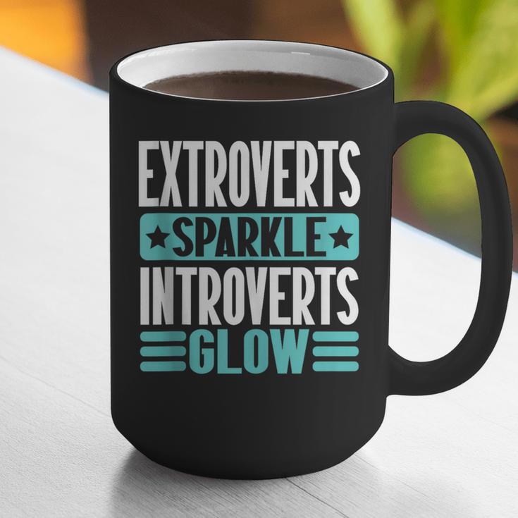 Extroverts Sparkle Introverts Glow Introvert Graphic Print Coffee Mug Extroverts Sparkle Introverts Glow Introvert Graphic Print Coffee Mug