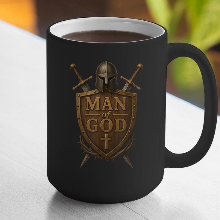 Faithful Warrior Man Of God Christian Men Knight Armor Dad Graphic Print Coffee Mug Faithful Warrior Man Of God Christian Men Knight Armor Dad Graphic Print Coffee Mug